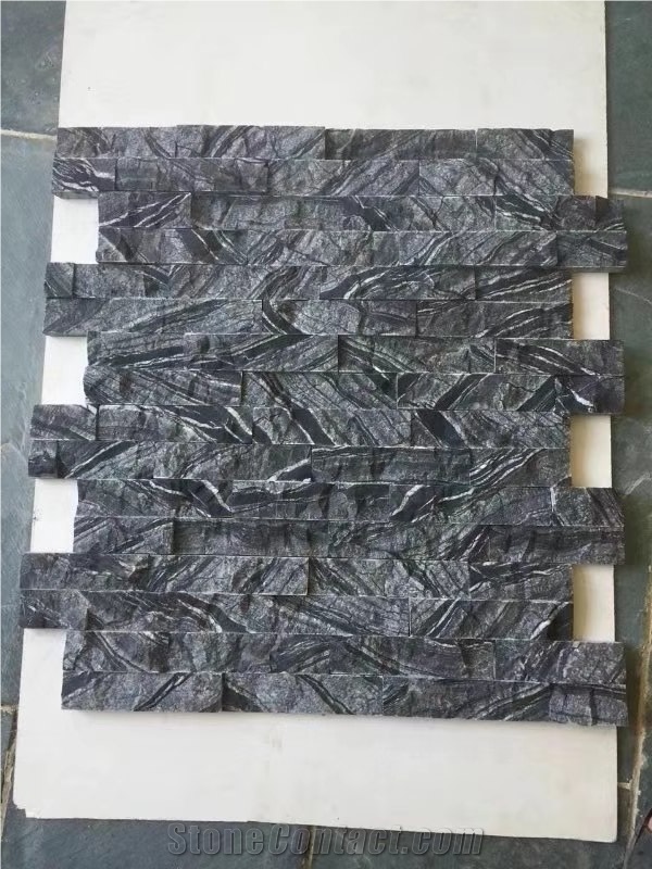 Ancient Wood Grain Marble Wall Panel Slate Stone