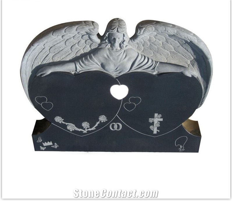 Angel and Peace Dove Style Gravestones