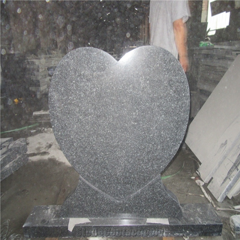 Beida Green Heart Shaped Headstone Granite