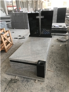 Black Granite Gravestone Tombstone Design
