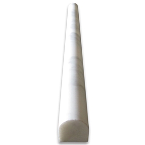 Carrara White 34x12pencil Liner Trim Molding Honed