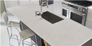 Carrara White Quartz Kitchen Island Top,Countertop