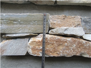 Cement Yellow Wood Grain Culture Stone Veneer