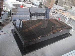 China Black Granite Tombstone and Monument