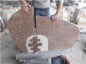 China Capao Bonito Granite Popular Tombstone