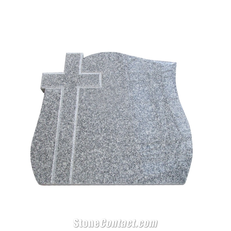 China G653 Granite Poland Style Headstone