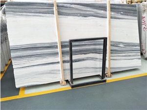 China Snow Wood Vein Marble Slabs for Interior