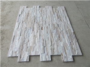 China White Quartz Slate Culture Stacked Stone