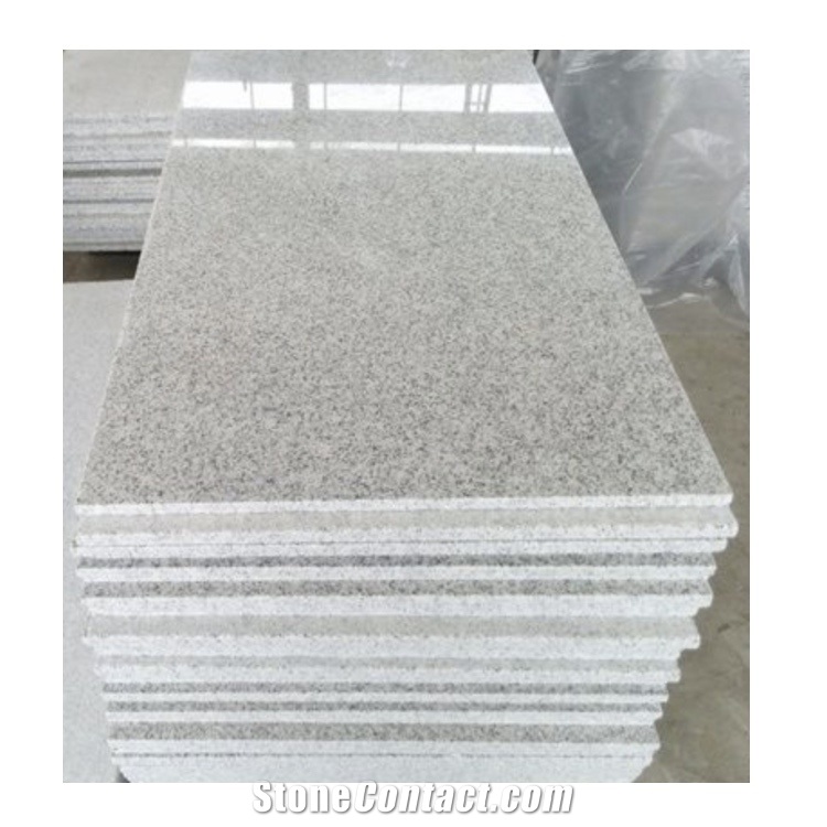 Chinese Shandong White Pearl G365 Granite Slabs