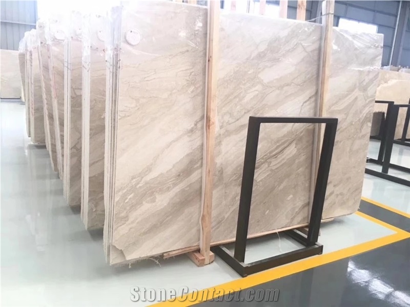 Classic Beige Cappuccino Marble Slab for Wall Tile