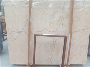 Cream Beige Marble with Red Lines Sofitel Gold