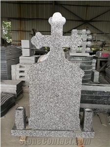 Cross Tombstones Of Hubei G603 Granite