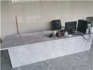 Enzo Grey Marble Table Tops for Restaurant