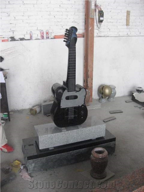 Granite for American Style Guitar Shape Monuments