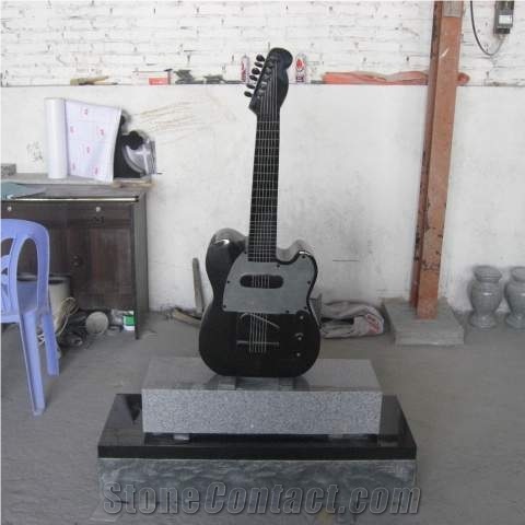 Granite for American Style Guitar Shape Monuments