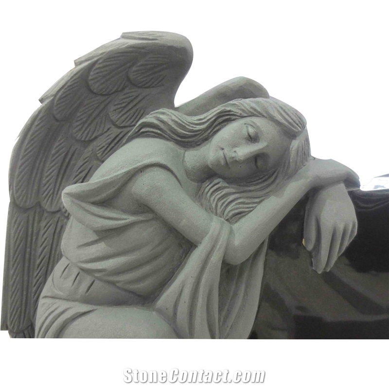 Granite for Popular Style Angel Statue Monument