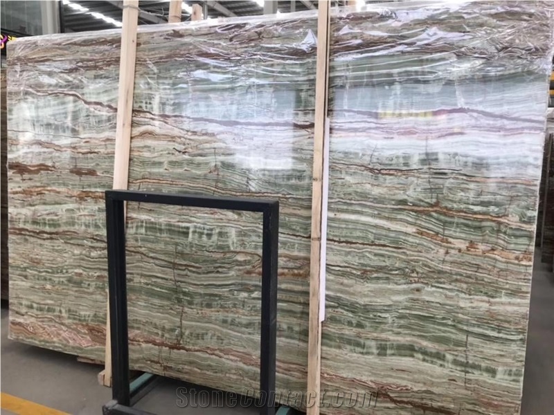 Green Bamboo Marble Stone Slabs&Tiles