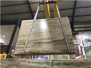 Green Bamboo Marble Stone Slabs&Tiles