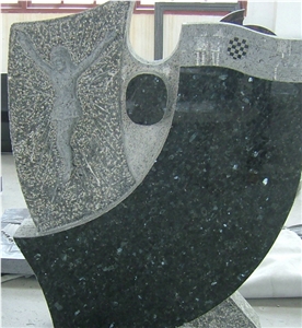 Green Granite for Western Style Monuments