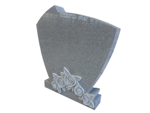 Grey Granite for New Style Cemetery Unique Design