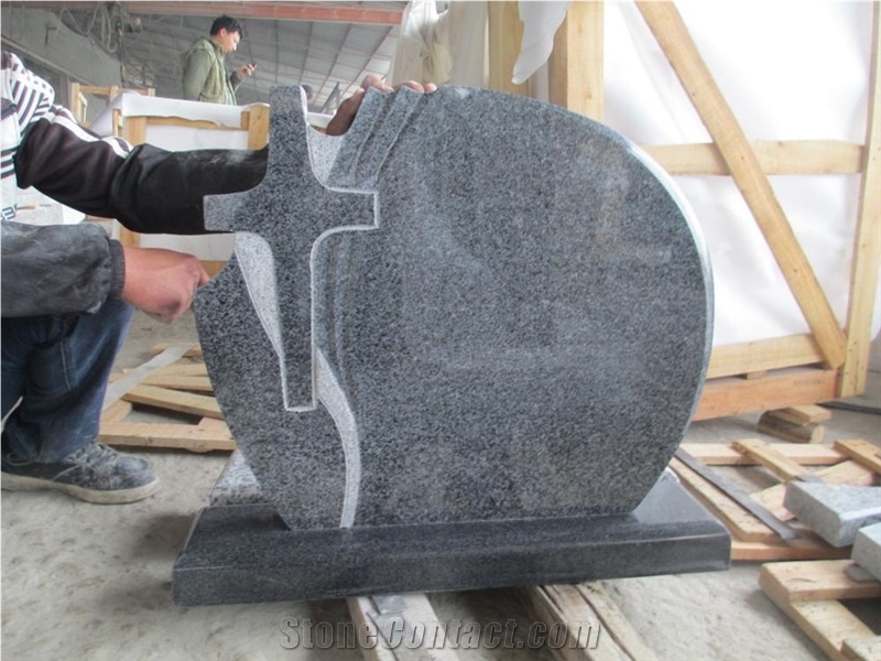 Hebei Nero Impala Granite Cross Headstones