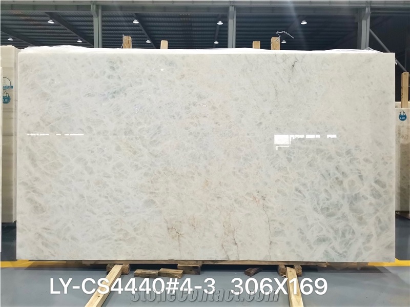 Ice Blue Onyx for Interior Decorator Natural Stone