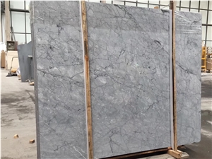 Italy Silver Grey Calacatta Gray Marble Slabs Tile
