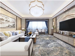 Luxury Italy Style Grey Marble for Home Design