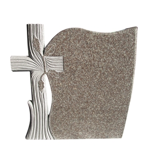 Majestic Mauve Granite Cross Headstones