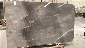Mantua Grey Marble with Gold Veins