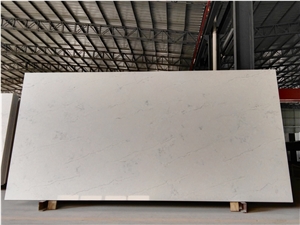 Most Popular Ms6201 Carrara Artificial Quartz Slab