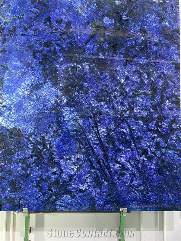 Natural Stone Of Peacock Blue Granite Tiles