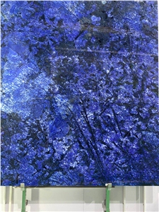 Natural Stone Of Peacock Blue Granite Tiles