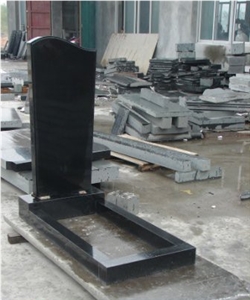Nero Santiago G302 Granite Poland Style Tombstone