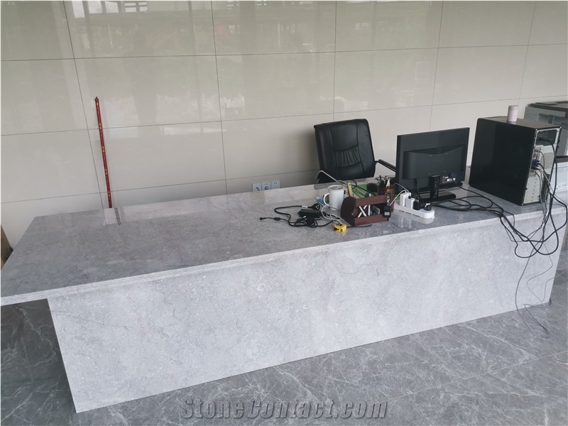 New Castle Grey Marble Table Tops,Dinner Table Top