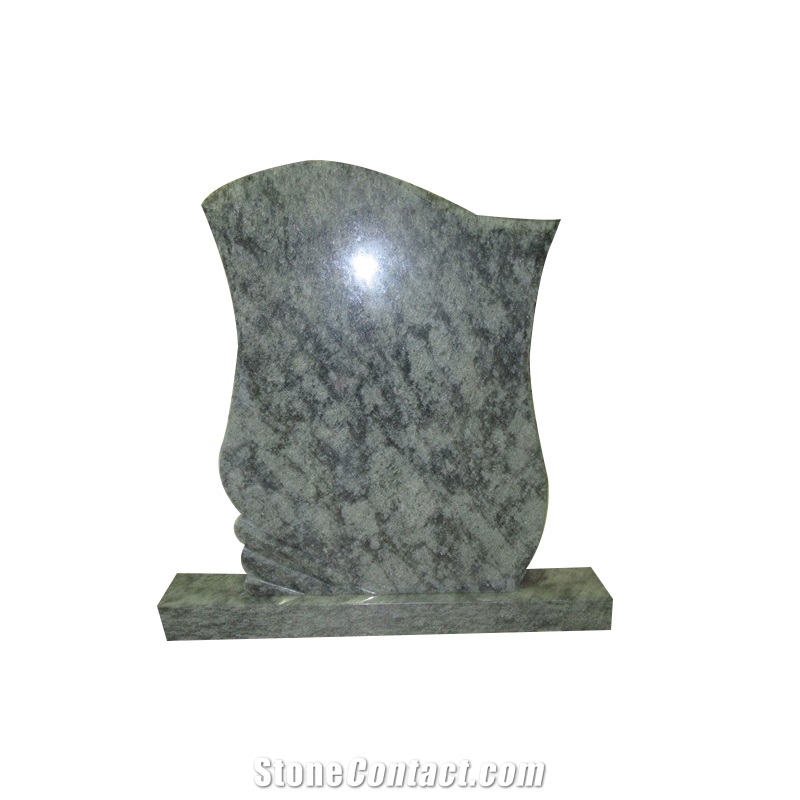 Olive Green Granite Cemetery Headstone Price