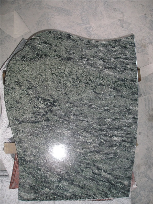 Olive Green Granite Headstones
