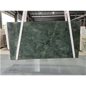 Peacock Green Polished Marble Slabs Cut to Size