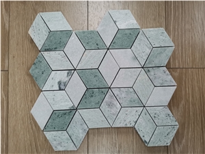 Polished 3d Marble Mosaic Stone Design Tiles