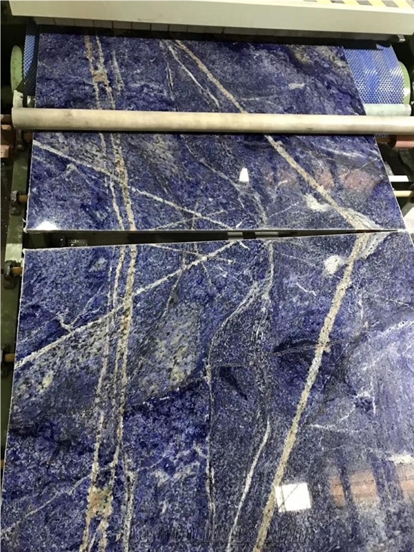 Polished Azul Rio Granite Slabs