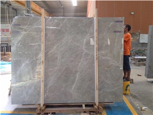 Polished Kobe Grey Marble Slabs for Wall Covering