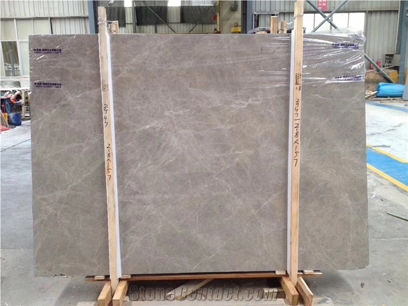 Polished Kobe Grey Marble Slabs for Wall Covering