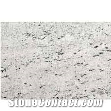 Polished May Flower White Granite Tiles