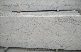 Polished Mera White Granite Slabs