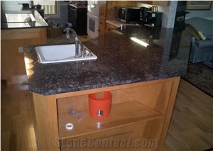 Polished New Sapphire Brown Granite Countertops