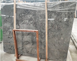 Polished Rolex Grey Marble Slabs Wall Covering