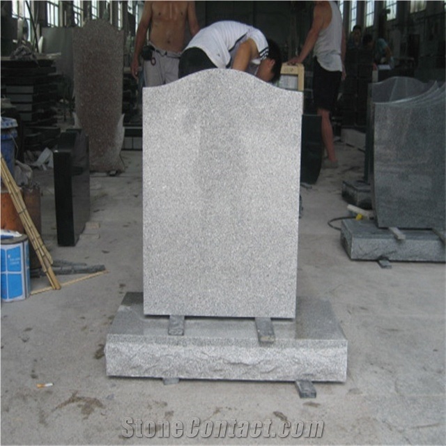 Polished Simple Rectangle Headstones and Bases