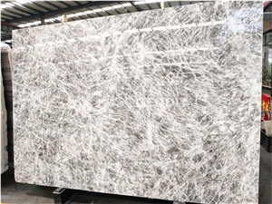 Polished Snow Mountain Silver Fox Marble Slabs