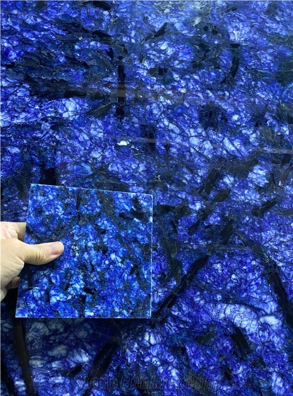 Top Quality Of Peacock Blue Granite for Decoration