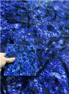 Top Quality Of Peacock Blue Granite for Decoration